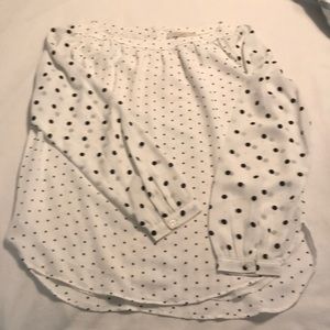 Loft polka dot blouse